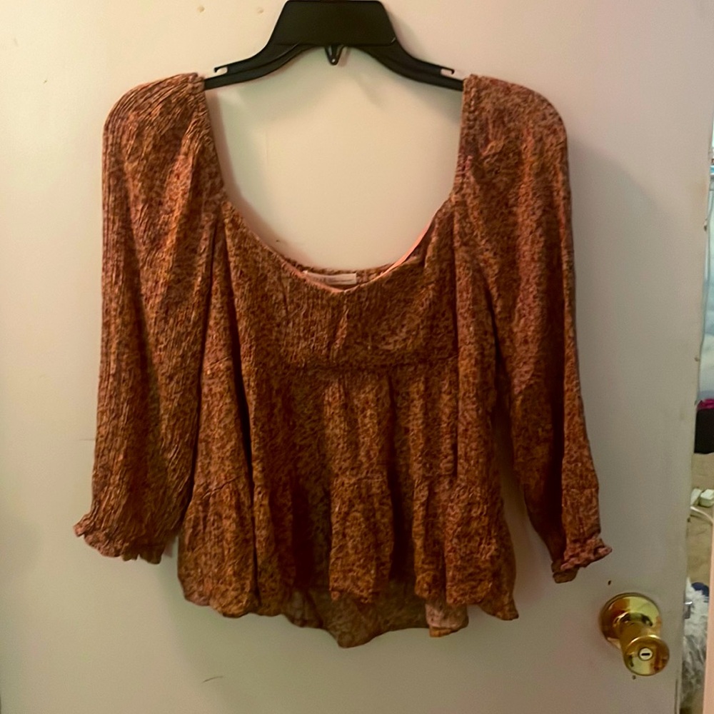 floral blouse